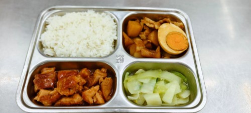 台式滷肉飯+日式照燒鷄扒+紹菜